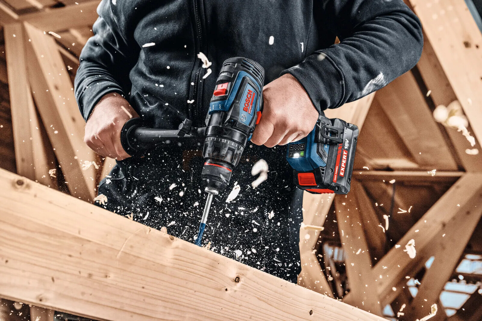 Bosch akutrell töös